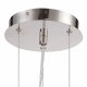 Подвесной светильник Lucia Tucci Fabian 1552.9 Nickel. 