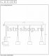 Подвесной светильник Lucide Teun 45471/04/30. 