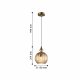 Подвесной светильник Favourite Chimera 2328-1P. 