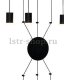 Подвесной светодиодный светильник Lumien Hall Керро 8003/6P-BK. 