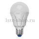 Лампа светодиодная Uniel (UL-00001524) E27 10W 3000K матовая LED-A60 10W/WW/E27/FR PLP01WH. 