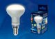 Лампа светодиодная рефлекторная Uniel (UL-00001491) E14 6W 3000K матовая LED-R50-6W/WW/E14/FR PLS02WH. 