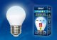 Лампа светодиодная Uniel (UL-00002378) E27 6W 4000K матовая LED-G45-6W/NW/E27/FR/MB PLM11WH. 