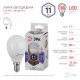 Лампа светодиодная ЭРА E14 11W 6000K матовая LED P45-11W-860-E14. 