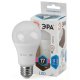 Лампа светодиодная ЭРА E27 17W 4000K матовая LED A60-17W-840-E27. 