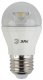Лампа светодиодная ЭРА E27 7W 2700K прозрачная LED P45-7W-827-E27-Clear. 