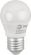 Лампа светодиодная ЭРА E27 8W 2700K матовая ECO LED P45-8W-827-E27. 
