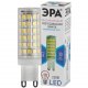 Лампа светодиодная ЭРА G9 9W 4000K прозрачная LED JCD-9W-CER-840-G9. 