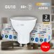 Лампа светодиодная ЭРА GU10 8W 4000K матовая LED MR16-8W-840-GU10. 