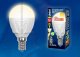 Лампа светодиодная Uniel (UL-00000694) E14 6W 3000K матовая LED-G45-6W/WW/E14/FR/DIM PLP01WH. 