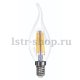 Лампа светодиодная диммируемая E14 6W 4000K прозрачная VG10-CW35E14cold6W-FD 7081. 