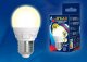 Лампа светодиодная Uniel диммируемая (UL-00004303) E27 7W 3000K матовая LED-G45 7W/3000K/E27/FR/DIM PLP01WH. 