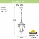 Уличный подвесной светильник Fumagalli Sichem/Rut E26.120.000.WXF1R. 