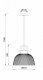 Уличный подвесной светильник Mantra Kinke 6211. 