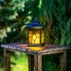 Подвесной светильник на солнечных батареях (10227) Uniel USL-S-180/PT220 Bronze lantern. 