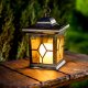 Подвесной светильник на солнечных батареях (10227) Uniel USL-S-180/PT220 Bronze lantern. 