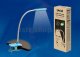 Настольная лампа (UL-00003646) Uniel TLD-554 Blue/LED/400Lm/5500K/Dimmer. 