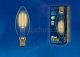 Лампа светодиодная Uniel (UL-00002396) E14 5W 2250K прозрачная LED-C35-5W/GOLDEN/E14 GLV21GO. 