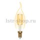 Лампа светодиодная Uniel (UL-00002397) E14 5W 2250K прозрачная LED-CW35-5W/GOLDEN/E14 GLV21GO. 