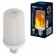 Лампа светодиодная Uniel декоративная (UL-00003360) E27 6W матовая LED-L60-6W/FLAME/E27/FR PLD01WH. 