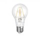 Лампа светодиодная филаментная Uniel (UL-00000198) E27 8W 3000K прозрачная LED-A60-8W/WW/E27/CL. 