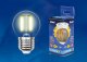 Лампа светодиодная филаментная Uniel E27 5W 3000K прозрачная LED-G45-5W/WW/E27/CL/MB GLM10TR. 