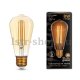 Лампа светодиодная филаментная Gauss E27 8W 2400K золотая 157802008. 