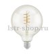 Лампа светодиодная филаментная Eglo E27 4W 2200К янтарь 11683. 