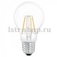 Лампа светодиодная филаментная Eglo E27 4W 2700К прозрачная 11491. 