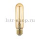 Лампа светодиодная филаментная Eglo диммируемая E27 4W 1700К золотая 11697. 