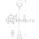 Уличный столб Arte Lamp Monaco A1496PA-1WG. 