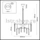 Подвесная люстра Odeon Light Moria 4675/8. 