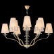 Подвесная люстра Crystal Lux ARMANDO SP6+6 GOLD. 