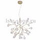 Подвесная люстра Crystal Lux Evita SP36 Gold/Transparent. 