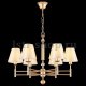 Подвесная люстра Crystal Lux FLAVIO SP6 GOLD. 