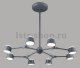 Подвесная люстра Crystal Lux MADRID SP8 GRAY. 