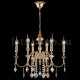 Подвесная люстра Crystal Lux Mercedes SP6 Gold/Color. 