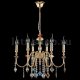 Подвесная люстра Crystal Lux Mercedes SP6 Gold/Color. 