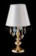 Настольная лампа Crystal Lux Mercedes LG1 Gold/Color. 