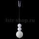 Подвесной светодиодный светильник Crystal Lux Desi SP3 Chrome/White. 