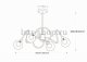 Подвесная люстра Globo Eddy 56010-4. 
