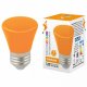 Лампа декоративная светодиодная (UL-00005642) Volpe E27 1W оранжевая матовая LED-D45-1W/ORANGE/E27/FR/С BELL. 