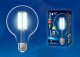 Лампа светодиодная филаментная (UL-00004865) Uniel E27 15W 4000K прозрачная LED-G95-15W/4000K/E27/CL PLS02WH. 