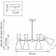 Подвесная люстра Lightstar Dumo 816066. 