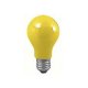 Лампа накаливания AGL Е27 40W груша желтая 40042. 