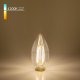 Лампа светодиодная филаментная диммируемая Elektrostandard E14 5W 4200K прозрачная 4690389140990. 