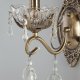Бра Eurosvet Teodore 10103/1 античная бронза/прозрачный хрусталь Strotskis. 