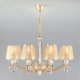 Подвесная люстра Eurosvet Alcamo 60103/8 перламутровое золото. 