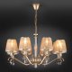 Подвесная люстра Eurosvet Alcamo 60103/8 перламутровое золото. 