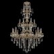 Подвесная люстра Bohemia Ivele Crystal 72101/12+6/250/XL/2d B FP. 